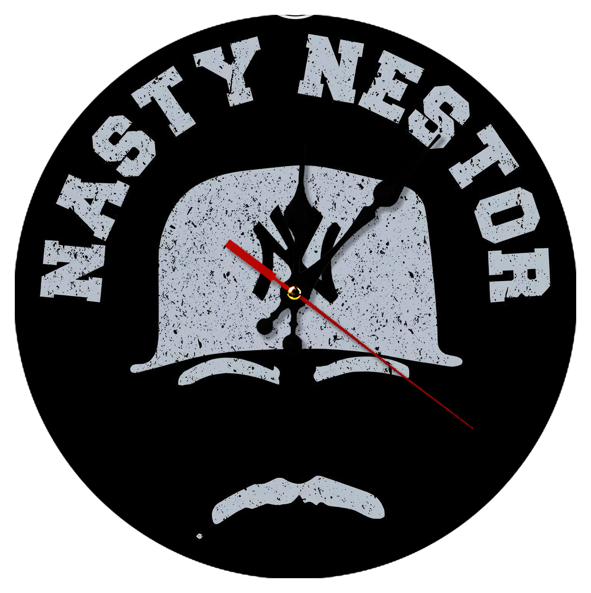 New York Yankees 152 Silent Round Wall Clock – Modern & Stylish DIY Design, Durable Wood Construction, Easy To Install – Perfect For Office, Bedroom, Living Room, And More